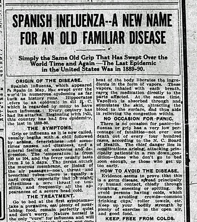 Spanishflu_33 newspaper